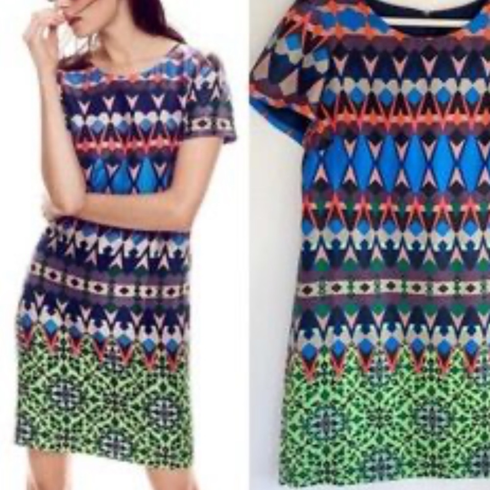 J CREW 100% silk mini dress size 4P